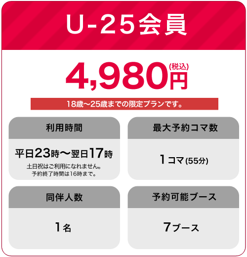 U-25会員
